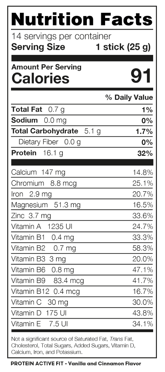Protein active Fit - Vainilla